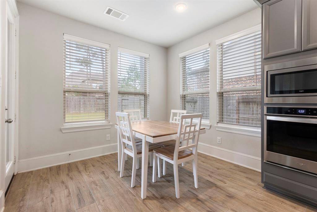 The Breakfast room provides the perfect space for intimate family meals with lovely natural light.