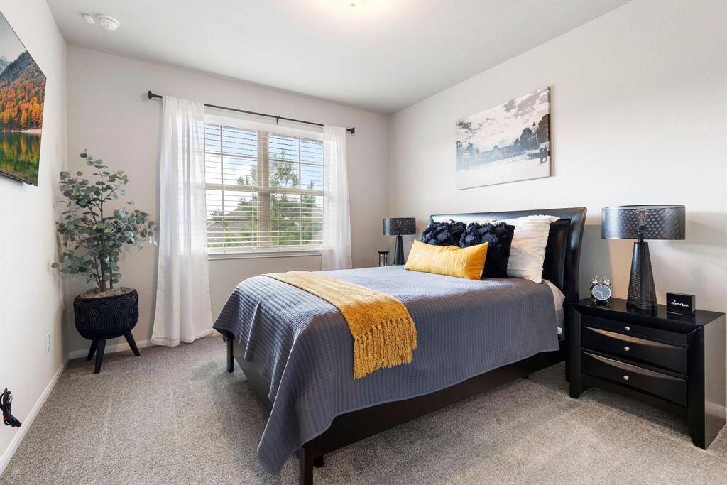The third Secondary bedroom is like a second Primary suite, as the room is nice size, and there is an ensuite bathroom.