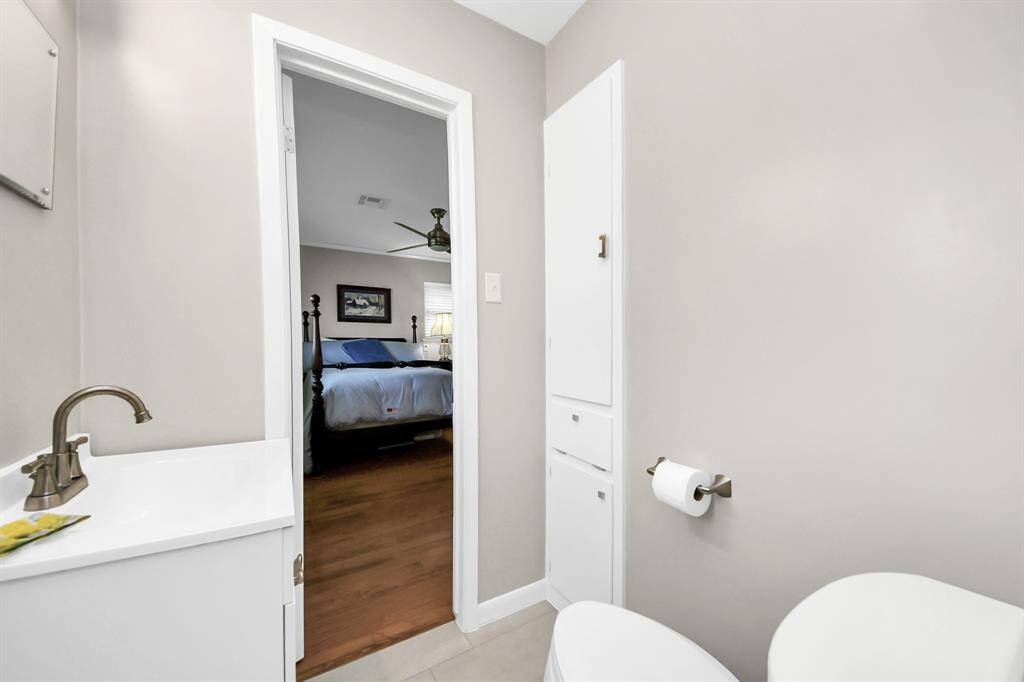 Experience seamless luxury with direct access from the bathroom to the master suite.