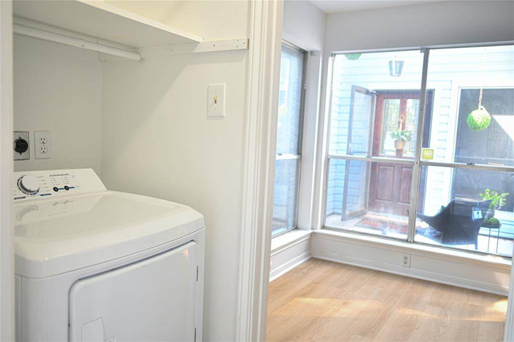 View from Garage entrance- Utility Room inside the home plus breakfast nook.