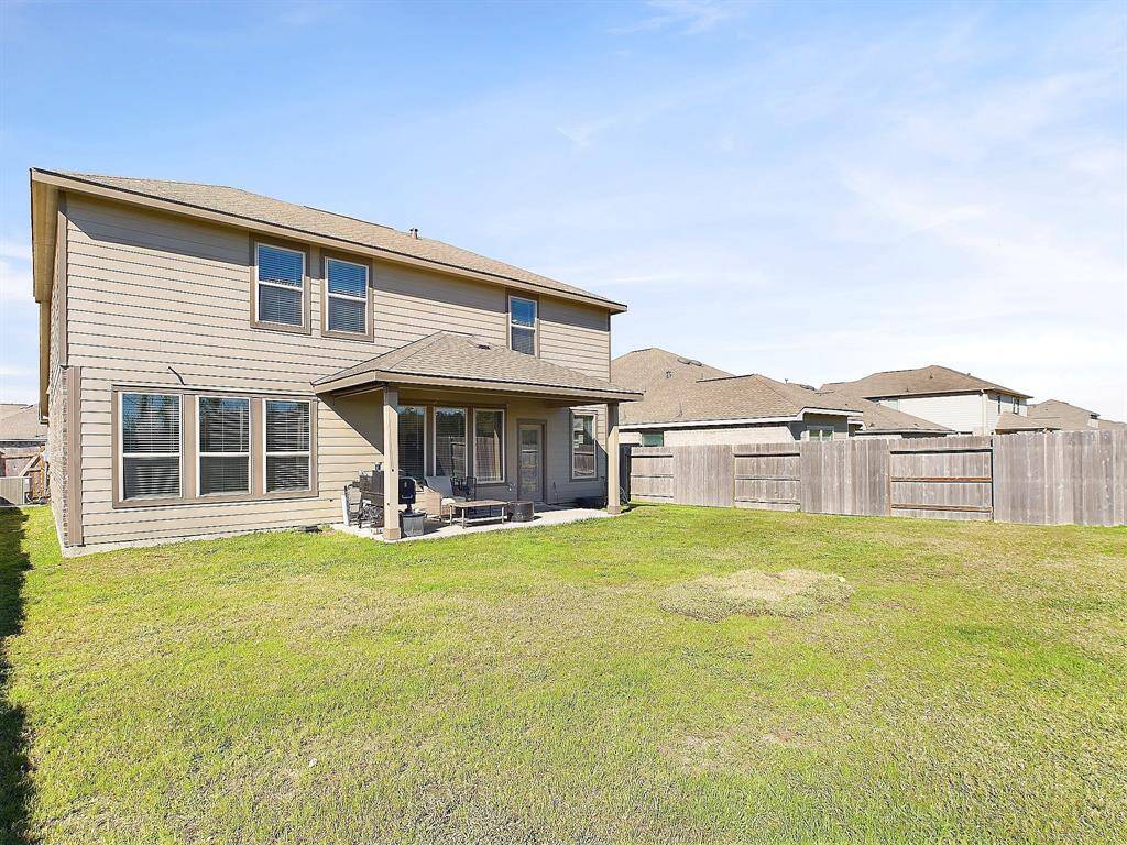 Covered patio is 20x9