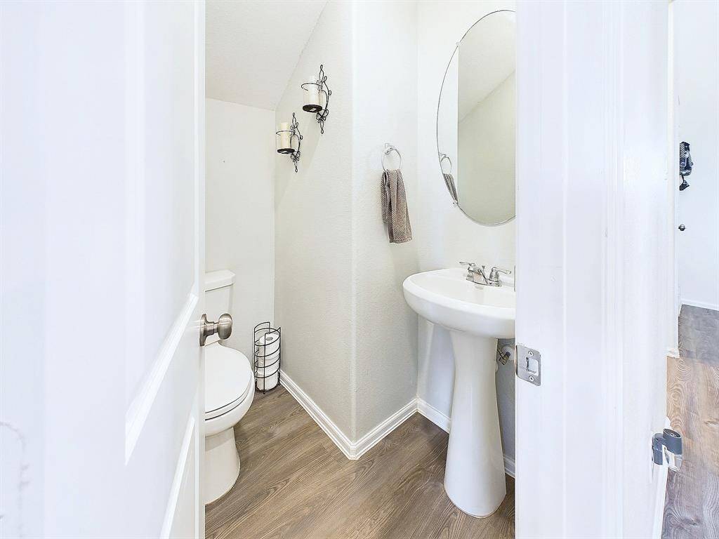 1st floor powder room.