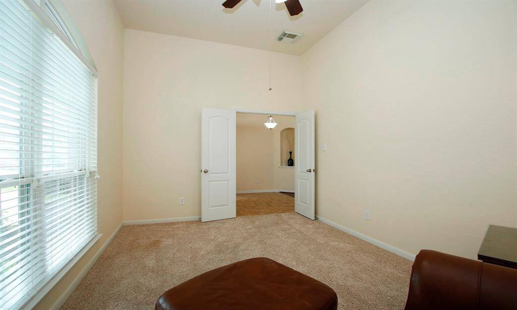 Solid Double doors.