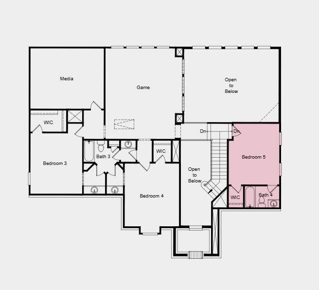 Additional highlights include: Additional upstairs bedroom with bath, extended primary suite, extended covered patio