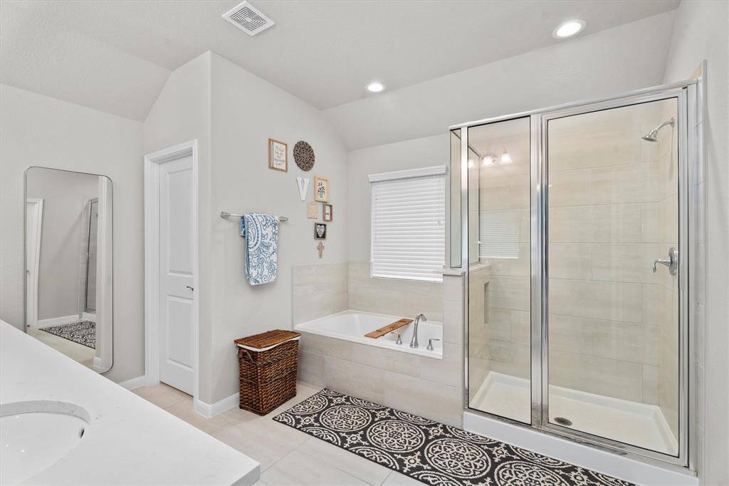 Primary Bathroom with Separate Tub