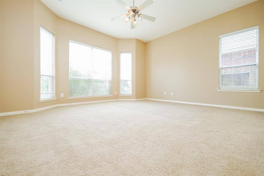 Master retreat offers privacy and plenty of space to enjoy your quarters.