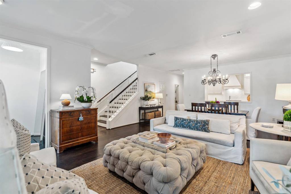 First-floor living with an open-concept layout.