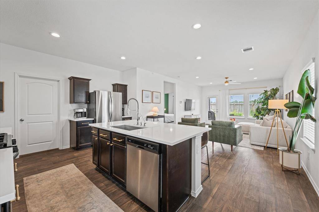 Beautiful open living space is perfect for entertaining.