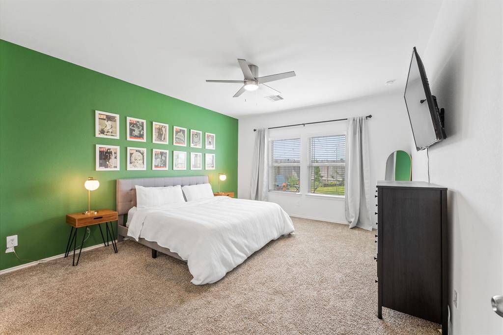 Primary bedroom is HUGE!