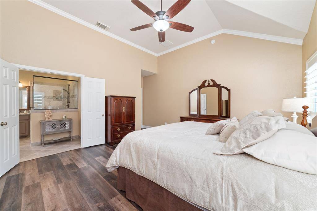 Large windows and neutral tones make this suite a peaceful retreat at the end of each day.