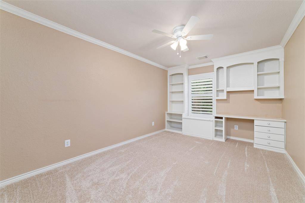 Three spacious bedrooms are located upstairs, each with fresh carpet replaced in 2025.