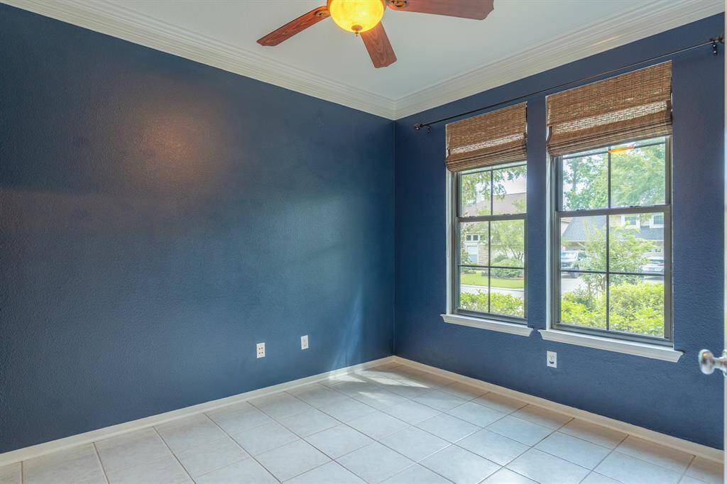 Office complete with doors for ultimate privacy.