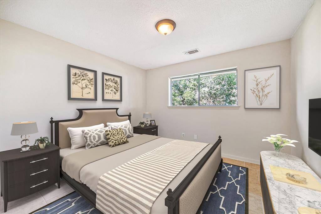 virtually staged bedroom #3