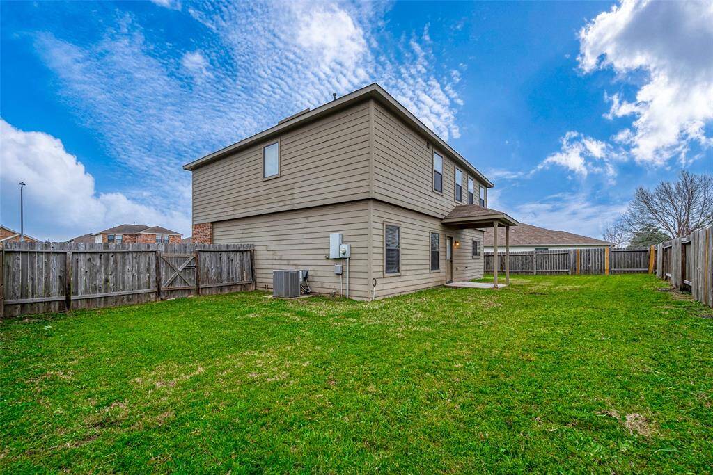 Good size backyard
