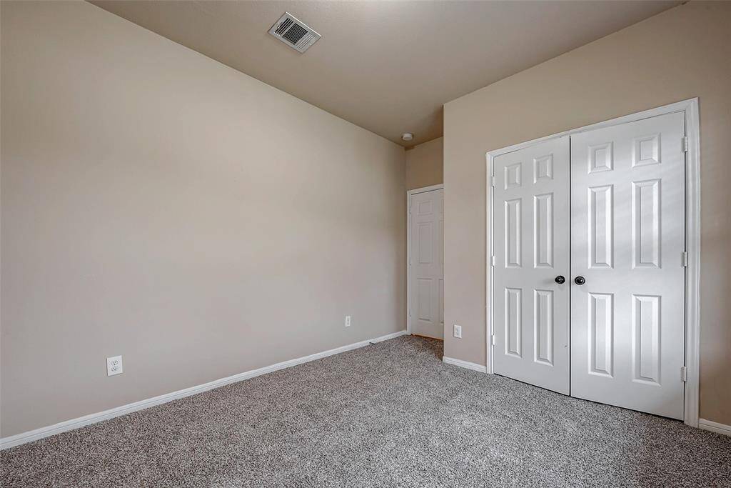 bedroom donwstairs with closet space