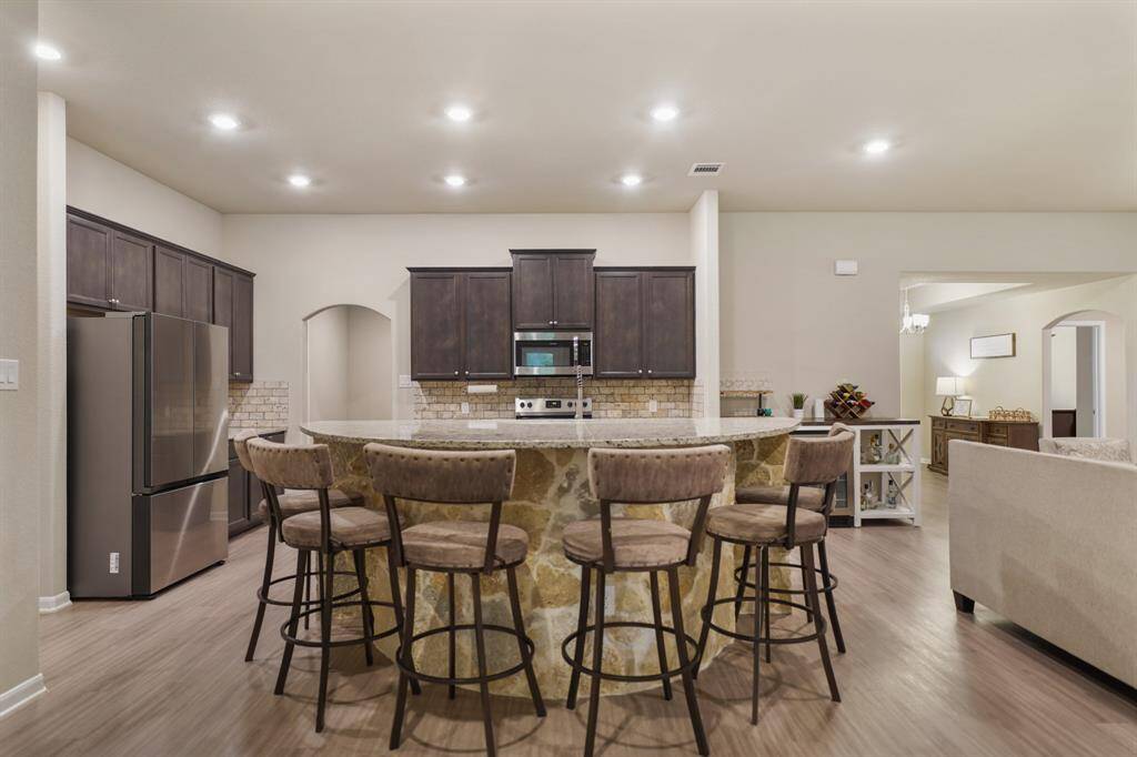 This cozy dining area is also great for enjoying a solo cup of coffee in the mornings or casual dining with the family.