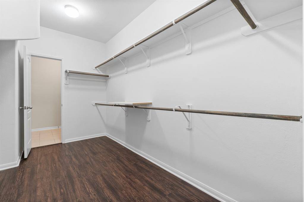 Primary closet