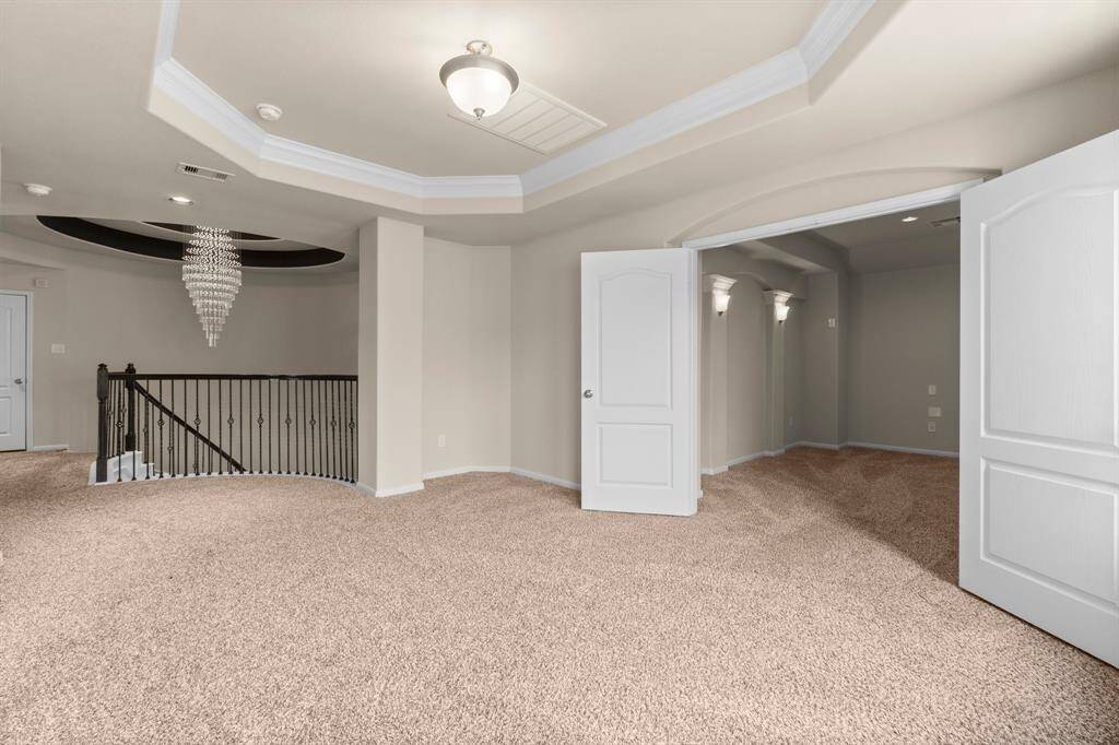 Gameroom and media room