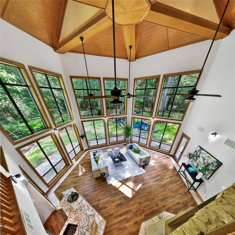 View of Living Area from Loft/Flex