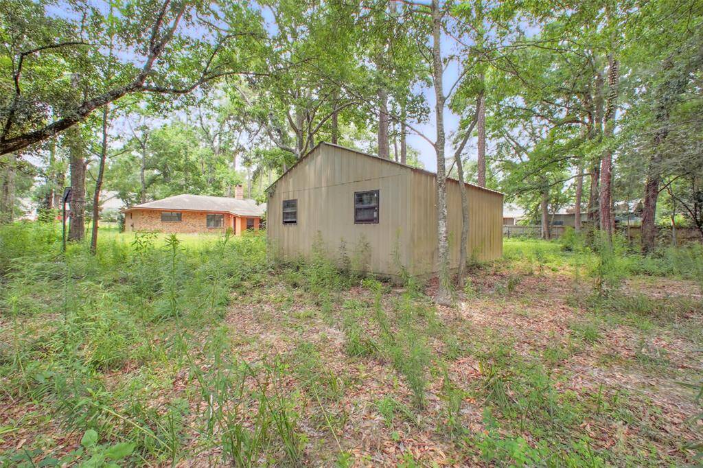 Tucked away in the backyard, the storage shed offers a convenient solution for tools, seasonal décor, and everything in between.