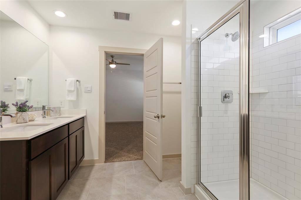 Main bath with double sink