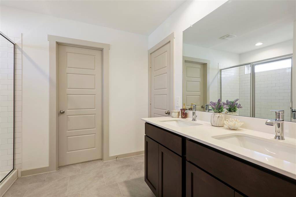 Owners bath and closets
