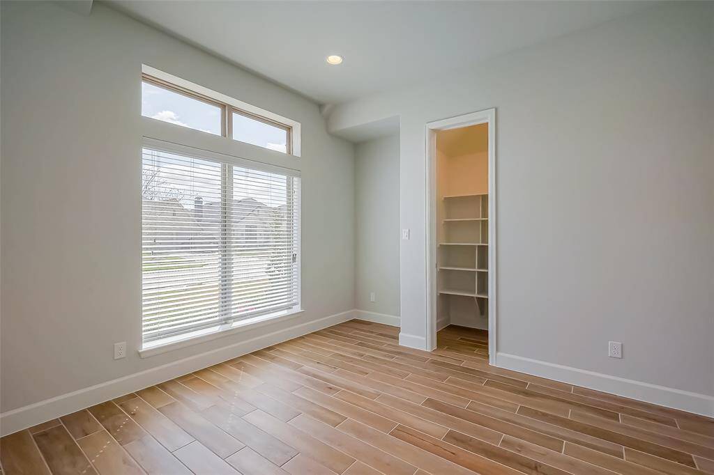 Office with French doors