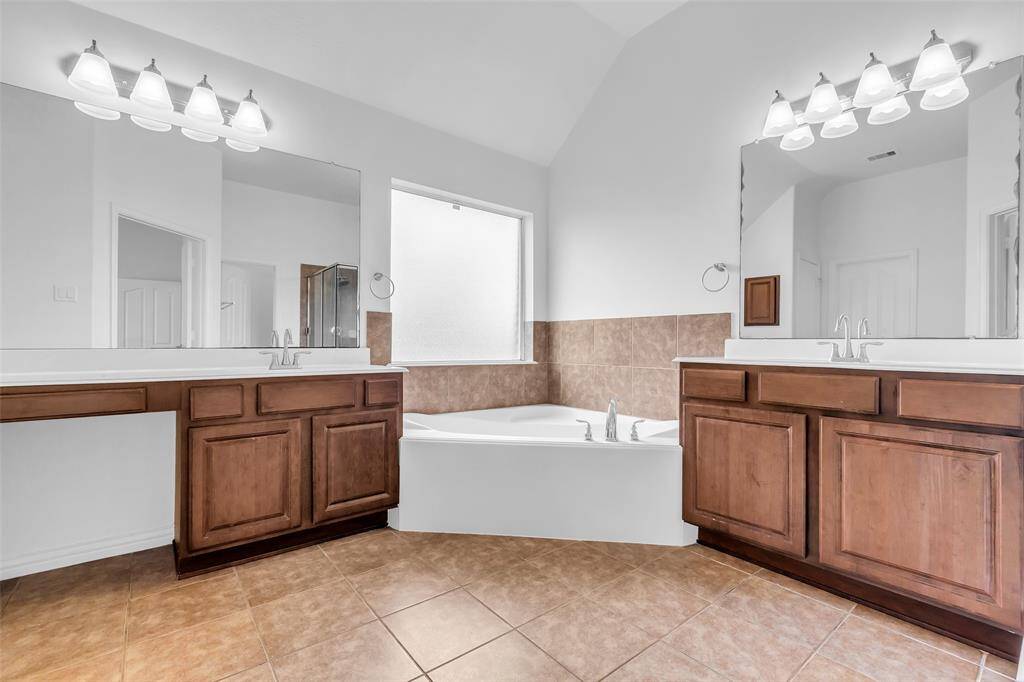 Master Bath with his and hers sinks