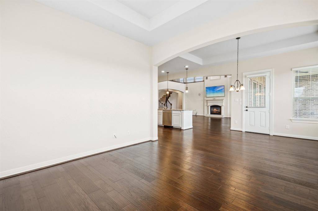 This room is still open to the main living space, but separated enough to enjoy some privacy.