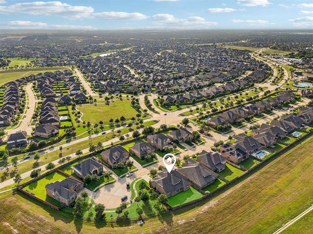 A great view of the walking trails across the street from the gated section.