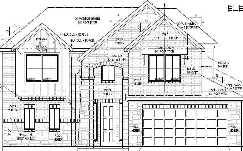 Architectural rendering of home.