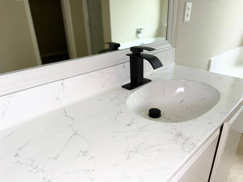 Master bathroom sink
