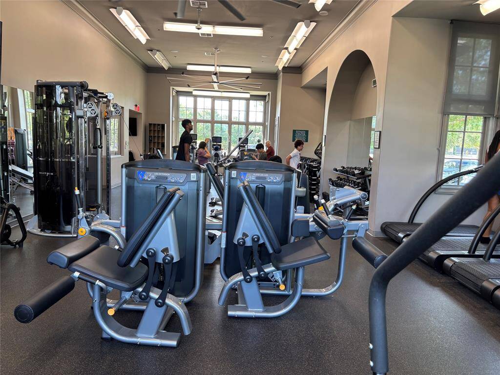 Updated work out facility for residents!