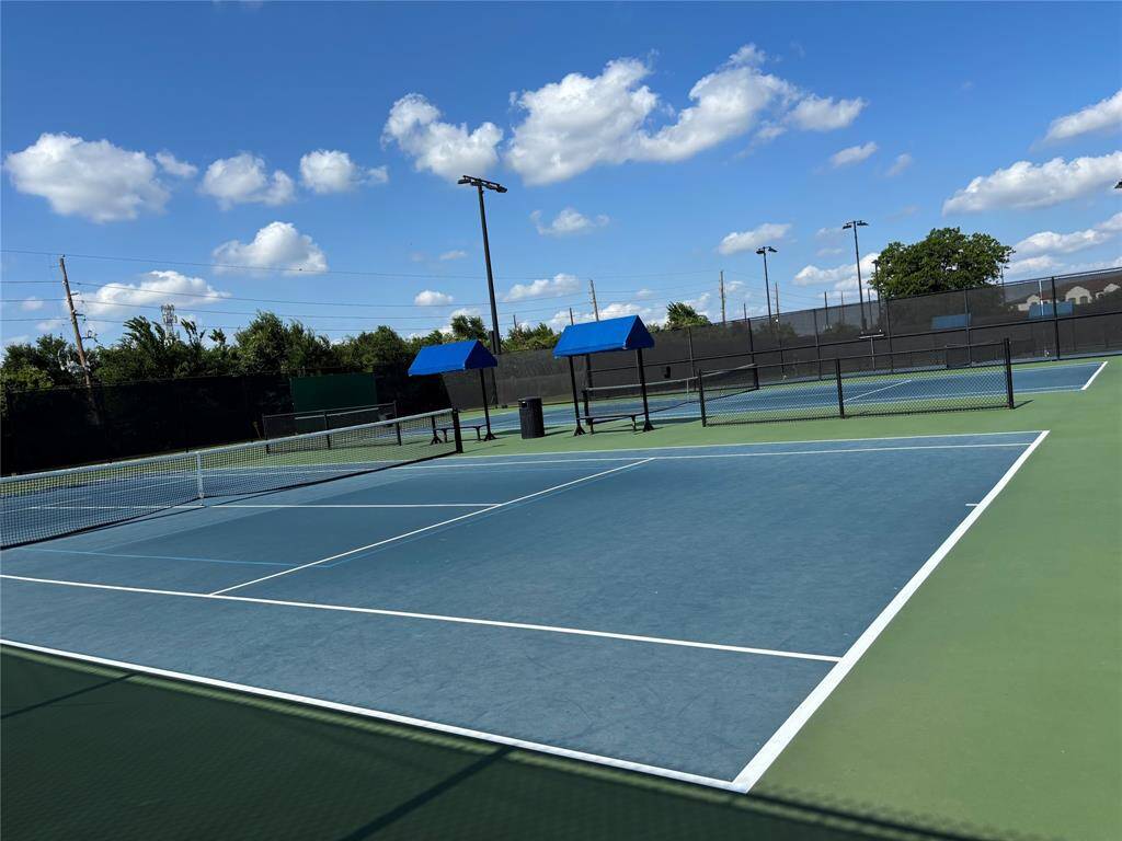 Pickleball or tennis anyone? Home owners will have no issue with court time - many courts!