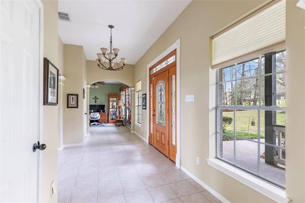 Front entry from side view fron dining room side...