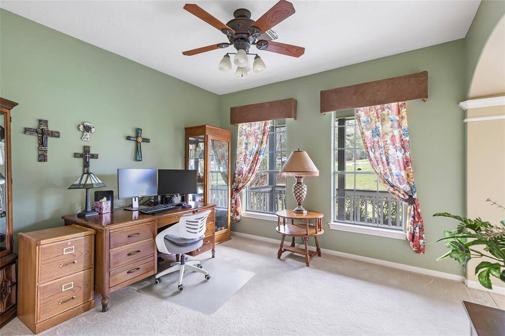 Office/Study with lots of natural light... If you work from home, this home might fit your needs...