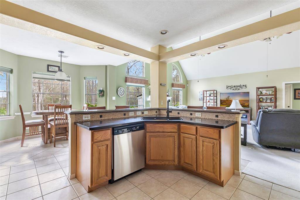 View of Kitchen into Breakfast Area...