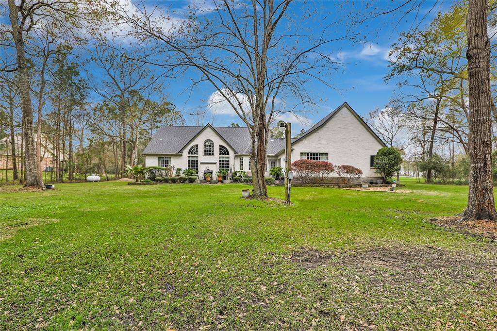 Back view of yard & home...