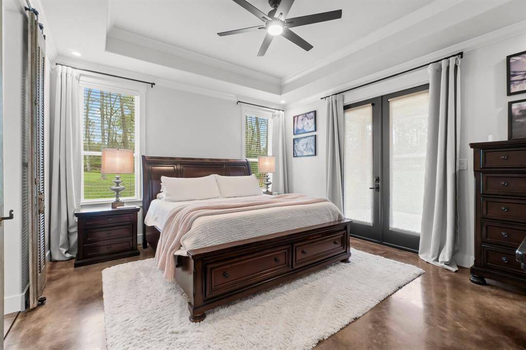 French doors will lead you onto the back porch!