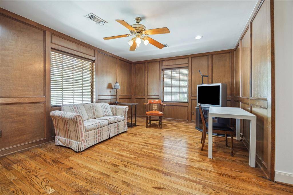 One of the upstairs residential units