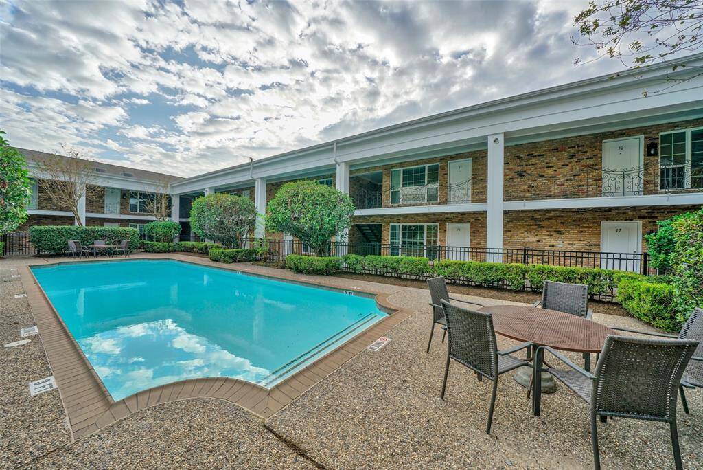 View of the pool from Unit #16.