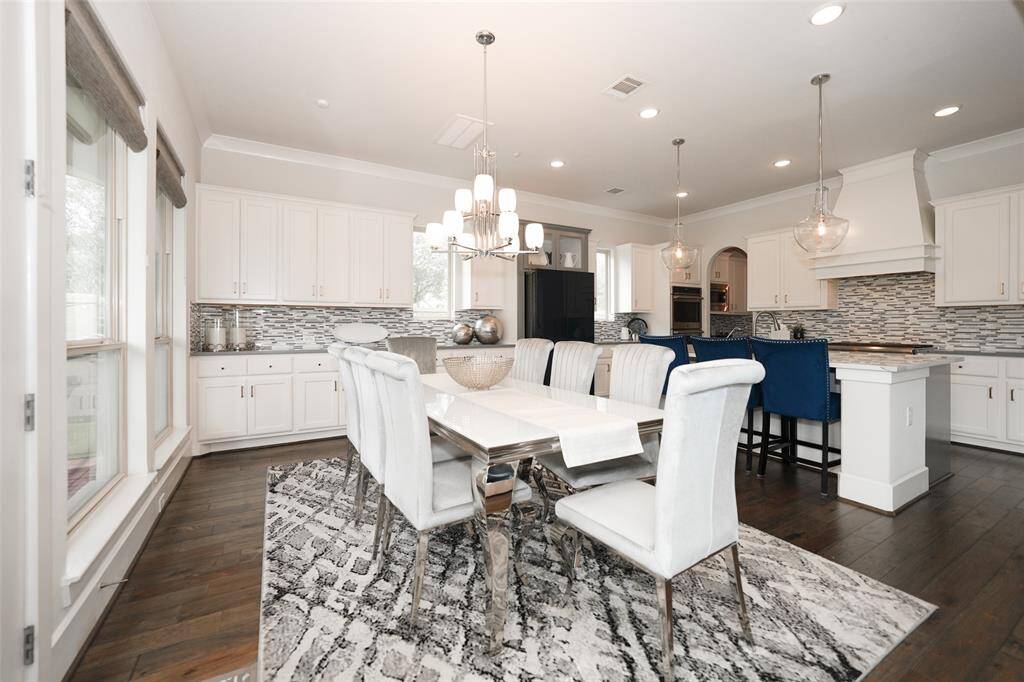 Enjoy the breakfast area with its own counter and ample cabinetry.