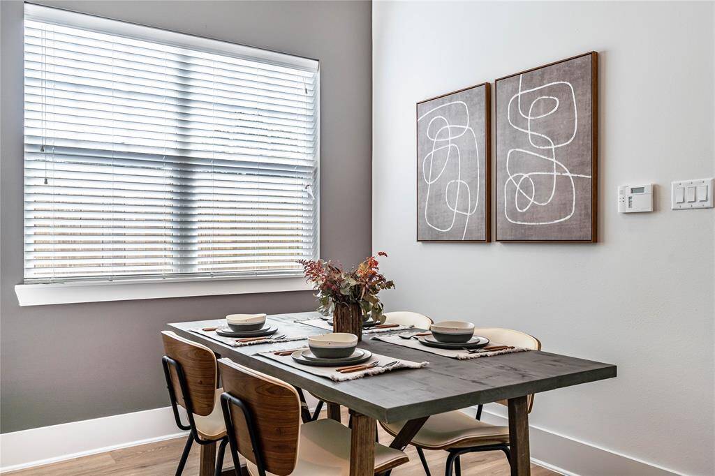 Dining with ambient of light