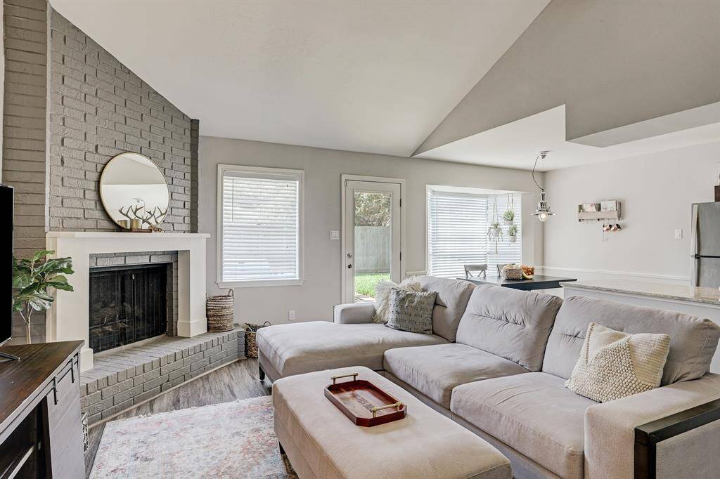 Living room has soft color palette providing a soothing environment.