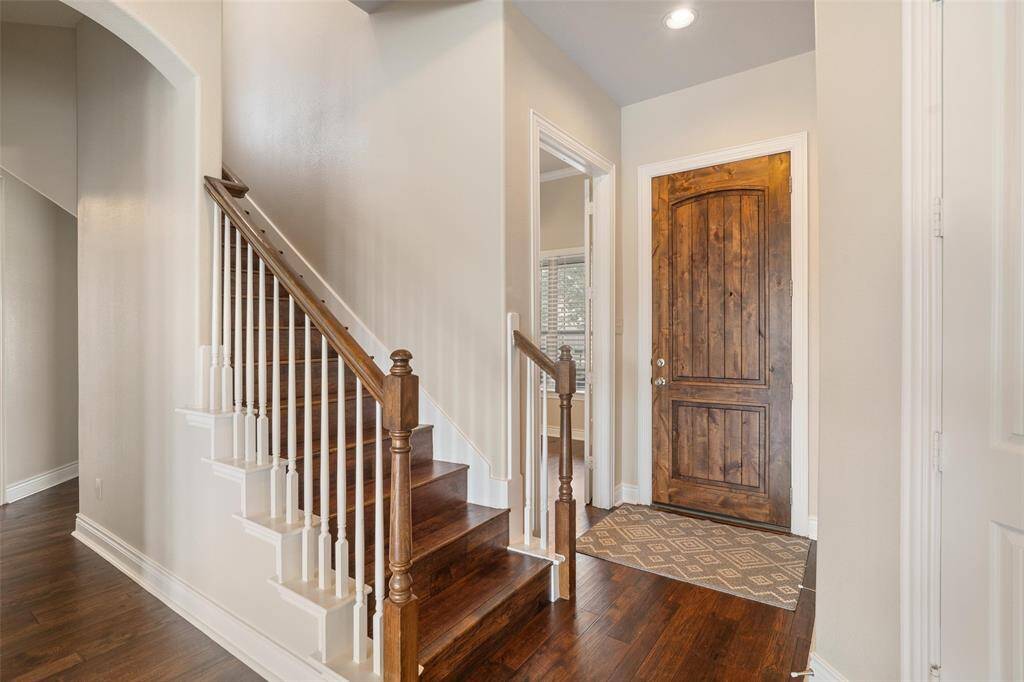 Stunning stairs to match the updated flooring!