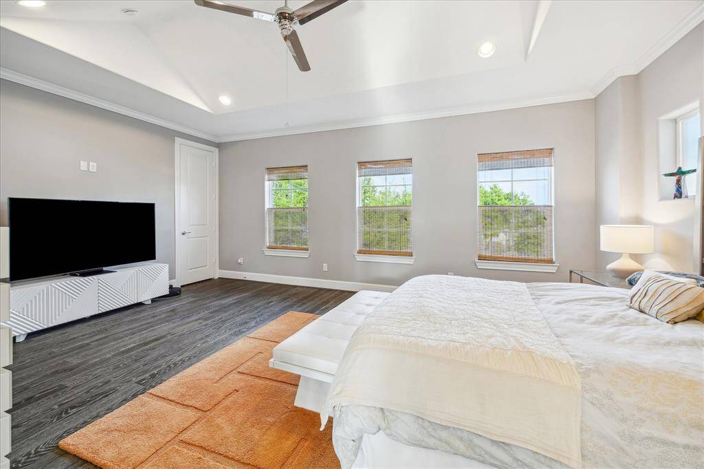 Another view of the primary bedroom