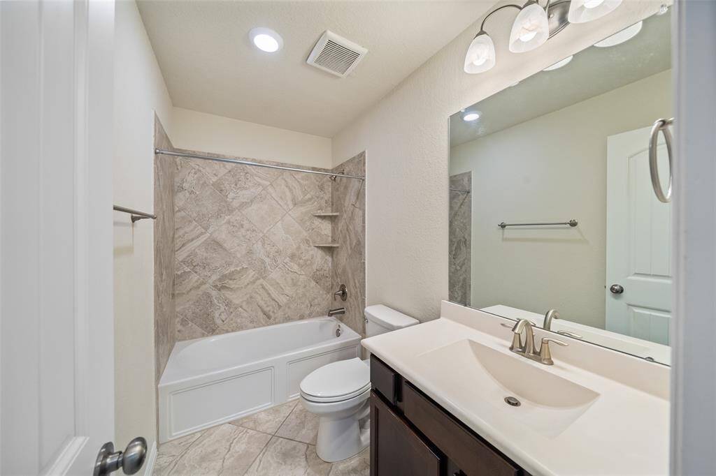 Hall bathroom on first floor
