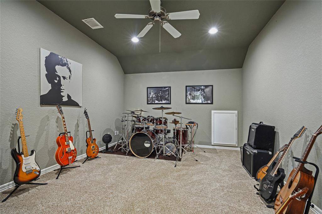 Enjoy movie night at home in this fabulous media room. Also a great spot to enjoy your favorite shows or the big game with friends. If movies aren't your thing, this flexible room can also be a music room, play room, home gym, whatever fits your needs.