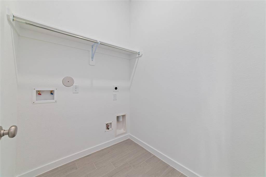 Utility room for washer and dryer