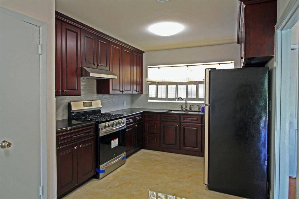 New cabinets, new appliances, new floor